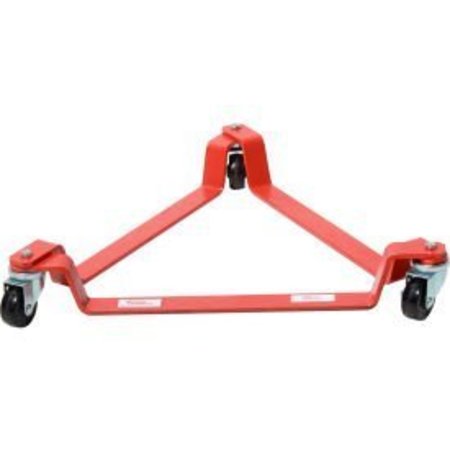 MODERN EQUIPMENT MECO 55 Gallon Triangular Drum Dolly Polyolefin Casters - T3P T3P